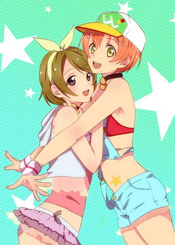 Love Live Anime Hanayo &amp Rin 150*210CM Single-side Quilt Cover #35935 | Дом и сад