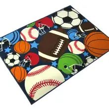 Новые Нейлоновые детские коврики для спальни, Нескользящие футбольные ковры и маленькие коврики для дома, гостиной, ребенка, ползать матовый коврик, коврики для пола