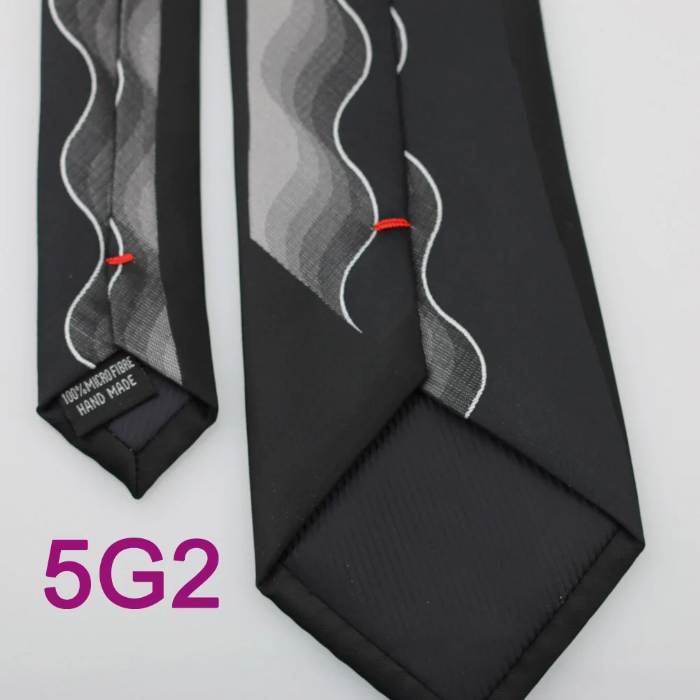 Coachella Мужские галстуки с каймой черный/серый тон серебряный S полоски микрофибры тканый галстук в деловом стиле для платья рубашки свадьбы