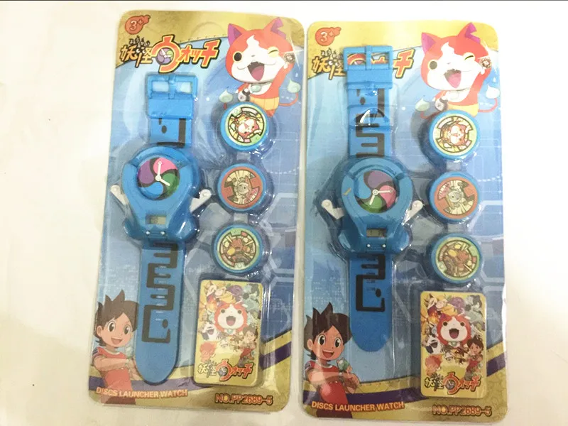 Japenese аниме Yokai Watch мультфильм электронные часы DX Yo Kai передатчик Игрушки может для