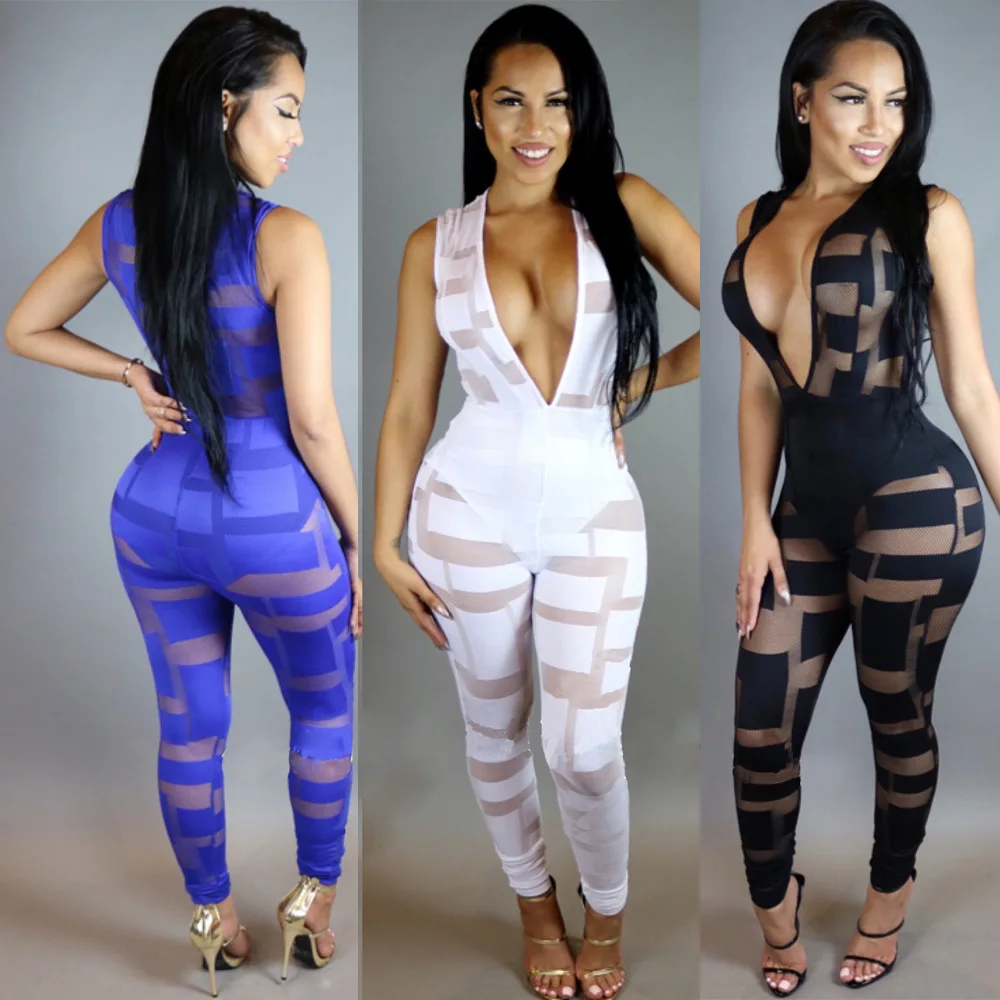 Online Buy Wholesale plunging neckline romper from China