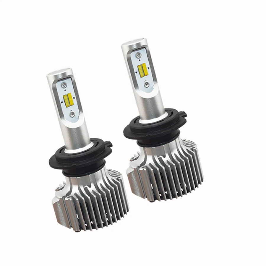 2 шт. 72 Вт 8000LM V1 двойной цвет H15 LED H4 H13 9004 9007 Автомобильная фара 3000 К желтый 6000 белый