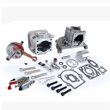 30.5cc 4 Болт двигателя(с 30.5cc цилиндр+ 30.5cc коленчатого вала сборки+ ruixing свечи зажигания) для 1/5 HPI Baja 5B части km Rovan
