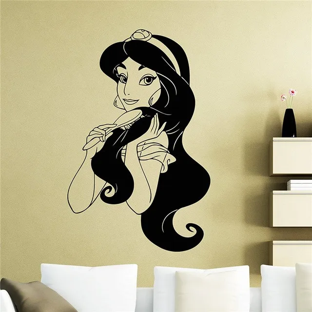 Free Shipping Diy Wallpaper Jasmin Wall Sticker Aladdin Sticker Home Decoration Any Room Waterproof Sticker Wall Sticker Stickers Home Decorwaterproof Stickers Aliexpress