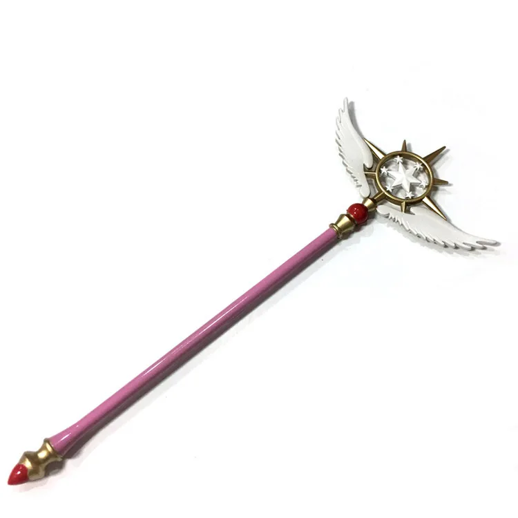 Карточка Captor Sakura Captor Magic Sakura Wand Star волшебный, резиновый булава 2 цвета Star Staff булава 17 см