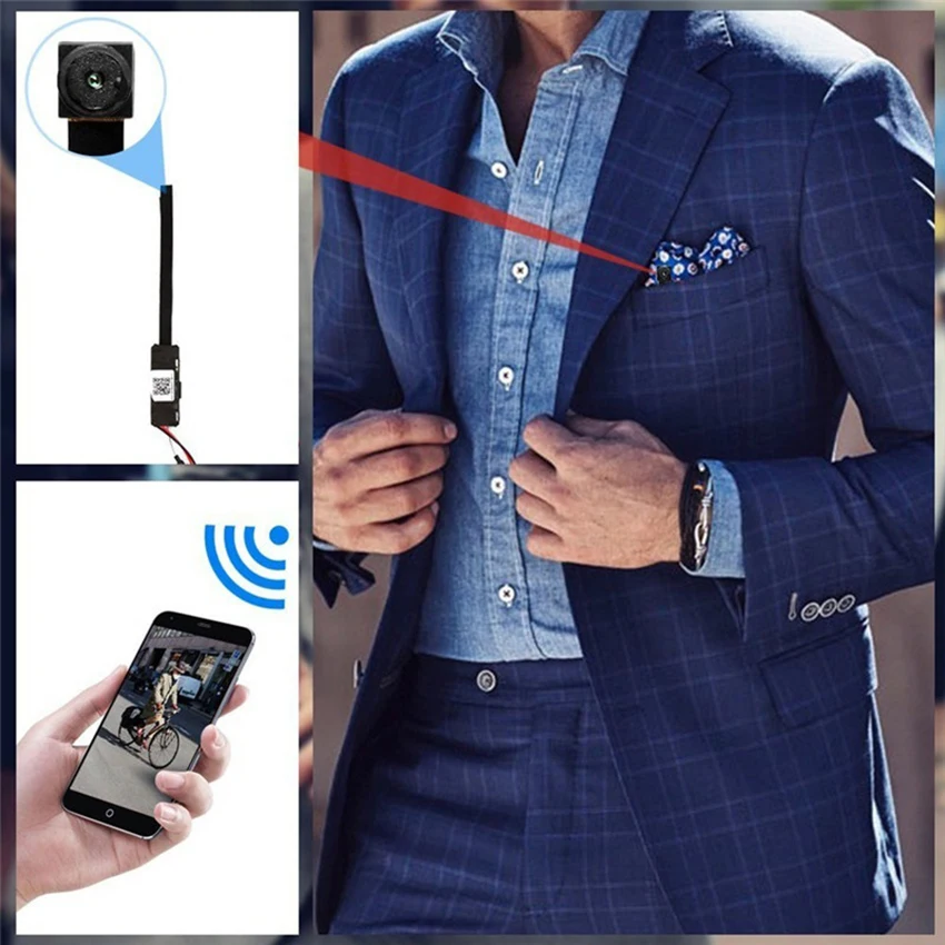 Wi Fi IP беспроводной DIY модуль домашней безопасности камеры видеонаблюдения Мини