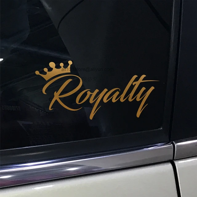 Royalty sticker crown racing JDM Funny Vinyl Car Decal Bumper Sticker