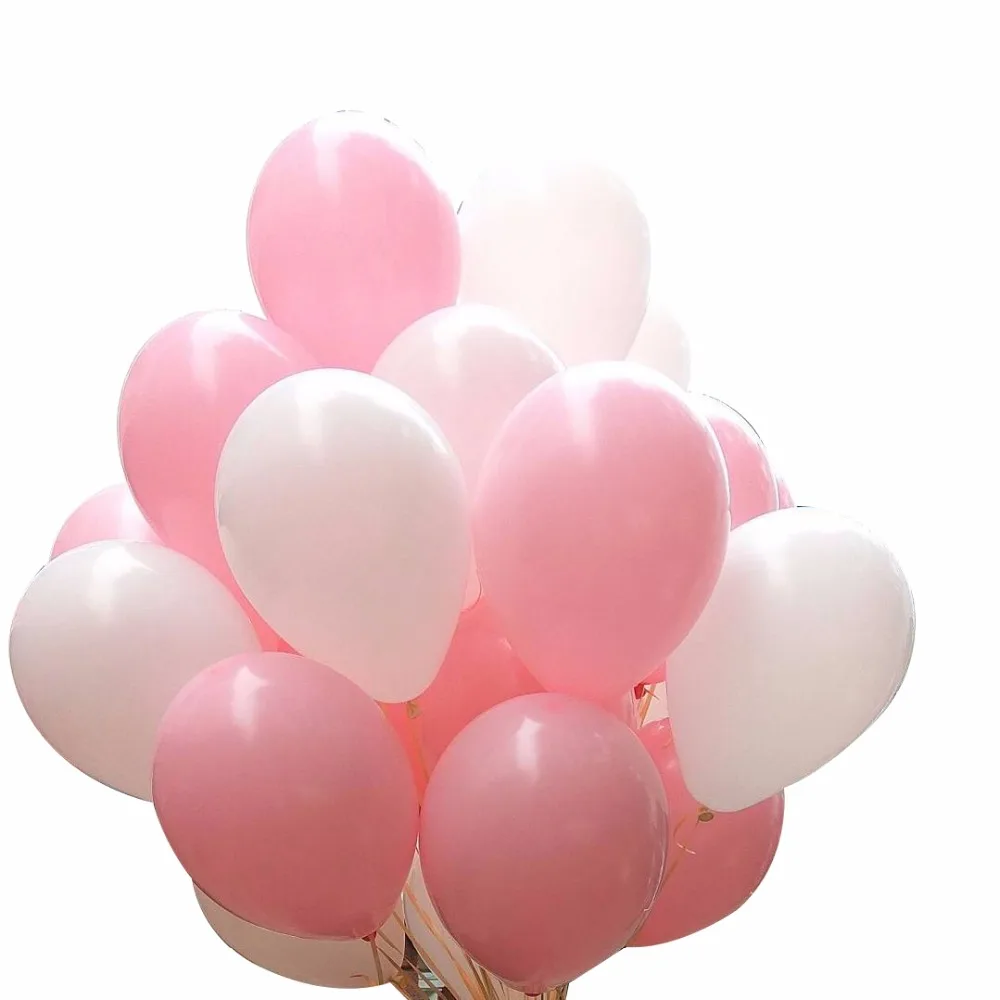 

10/20/30PCS 10inch Balloons Latex Inflatable White/Pink/Rose Air Balloons For Home Wedding Party Decoration Party Supplies