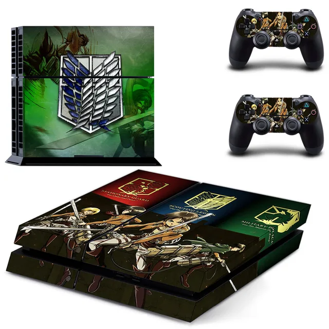 Attack on Titan Skin Sticker Decal Vinyl For Sony PS4
