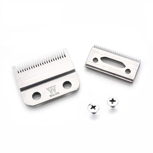 Professional WMARK 2-Hole Hair Clipper Blade rainbow color silver color golden color replace blade W-2 for professional clipper W-2S 1 set