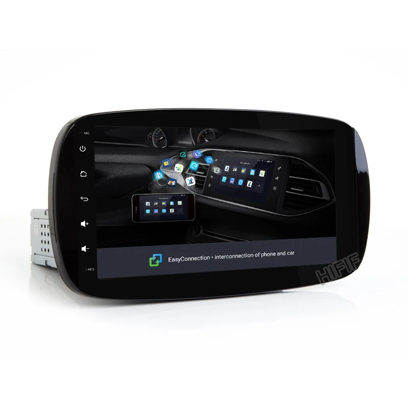 Discount 9" IPS!4G Android 9.0 Car Multmedia DVD player GPS autoradio for Mercedes/Benz Smart Fortwo 2016 2017 2018 Radio stereo 3