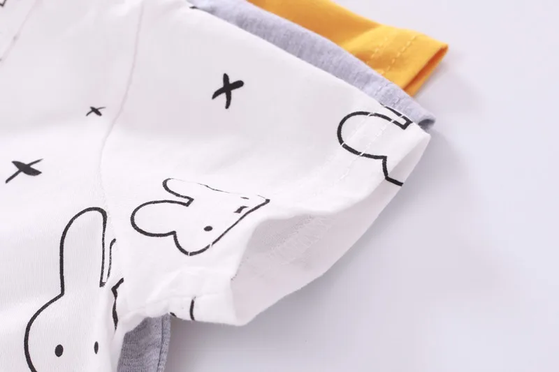 Bebé mamelucos bebé recién nacido Ropa de dibujos animados manga corta ropa de bebé ropa Infantil cuerpo Bebes mono