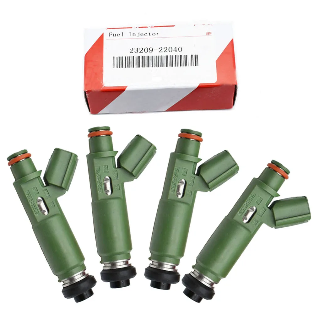 Новый набор (4) Топливные форсунки насадка для Toyota Corolla Celica Matrix 23250-22040 23209-22040 23250-0D040 23209-0D040 - изображение