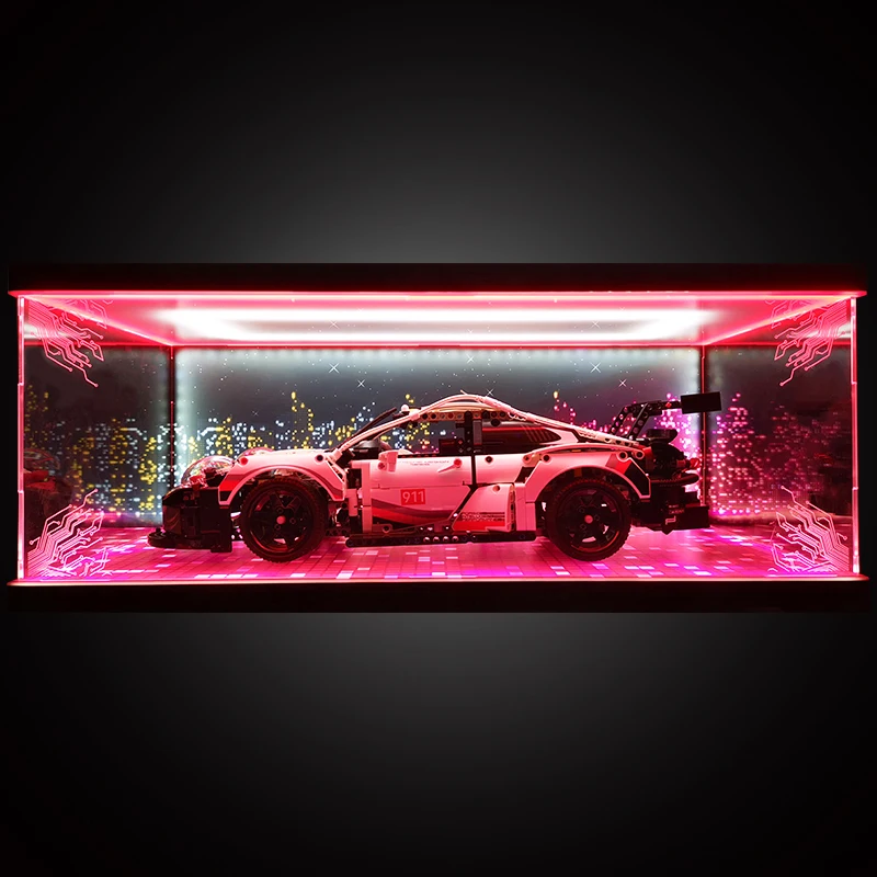 Акриловый чехол для дисплея lego Porsche 911 RSR 42096 technic строительные блоки игрушки