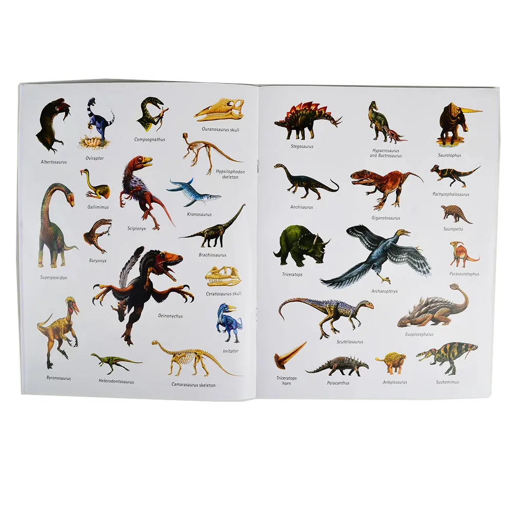 Динозавр многоразовая наклейка Блокнот Книга