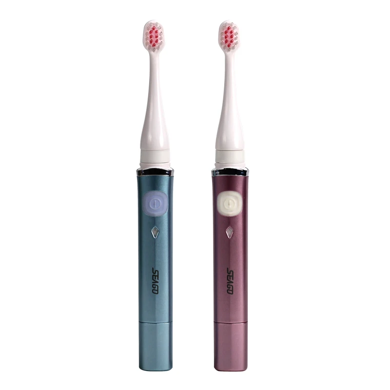 

Oral Hygiene Portable Sonic Electric Toothbrush Sg-657 USB Charge Type With Base Plate + 3 Brush Heads