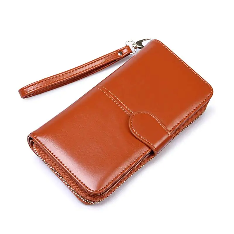 

Brand Leather Women Wallet High Quality Design Hasp Card Bags Long Female Purse 4 Colors Ladies Clutch Wallet