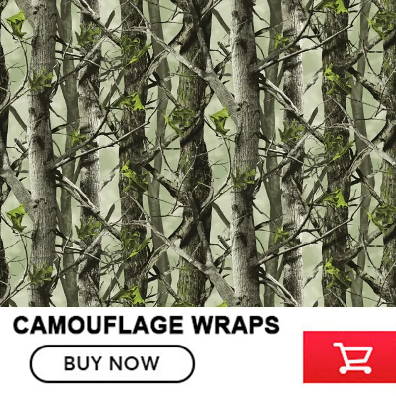 

FS011 Matte Realtree Camo Vinyl wrap real tree leaf camouflage Mossy Oak Car wrap Film foil for Vehicle skin