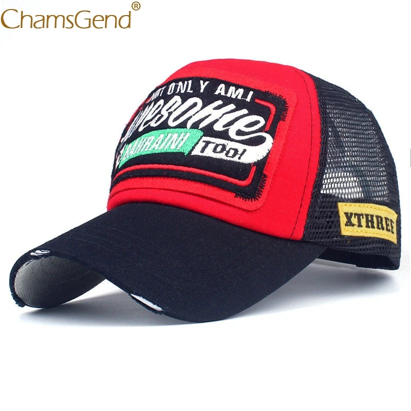 

Embroidery Letter Breathable Mesh Baseball Caps Men Summer Sports Sunhat Snapback Trucker Dad Casquette Gorras Hombre Hat 90514