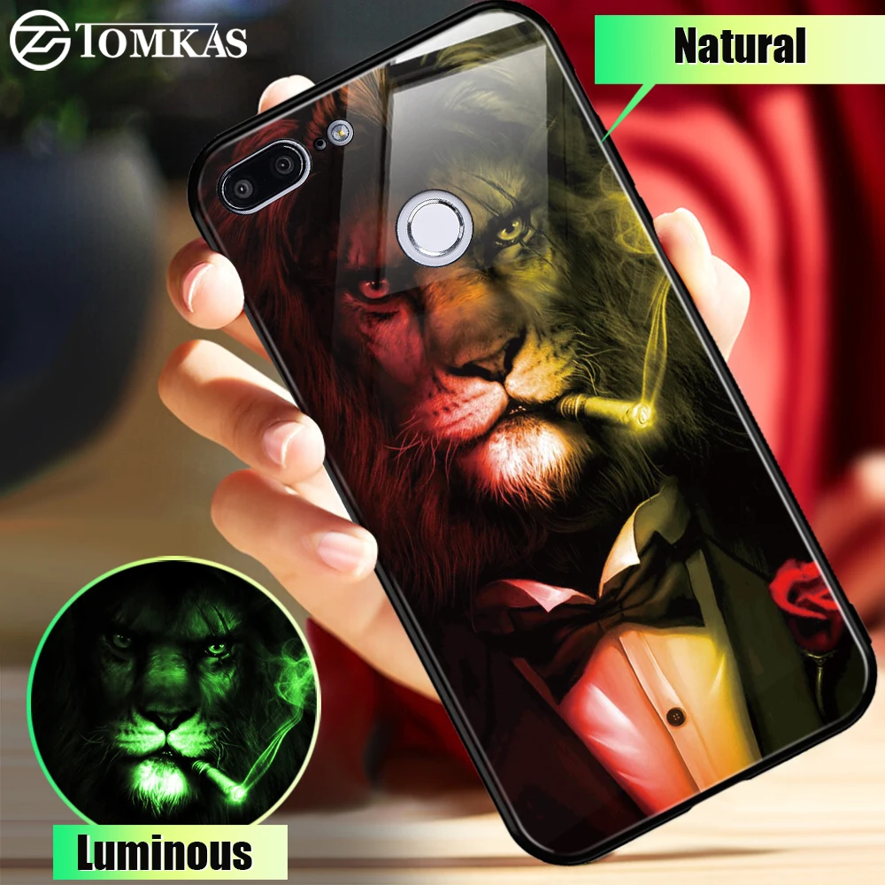 

TOMKAS Glass Case For Huawei P10 P20 Lite Mate 20 10 Lite P Smart Silicone Case For Honor 8X 9 Lite 10 Play Phone Cases NOVA 3