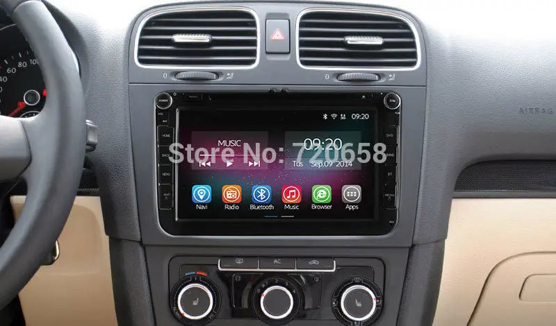 Купить Чистая 2 Дин андроид 4.4 пк автомобиля DVD-дисков для ...