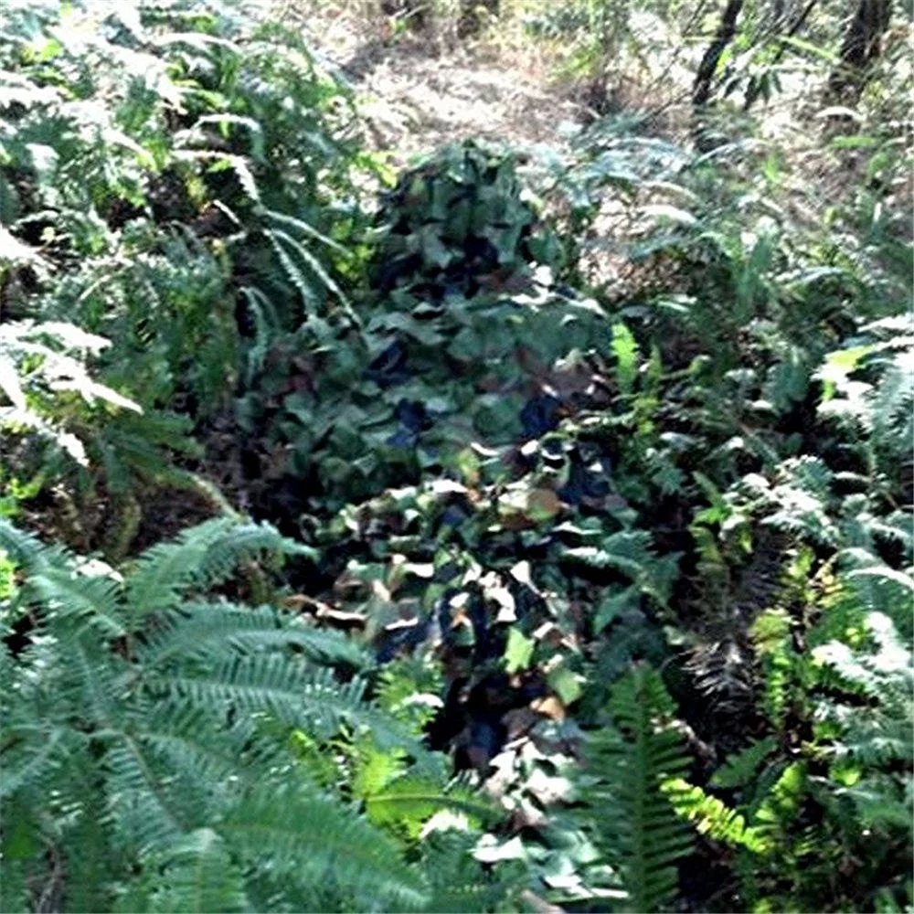 ao ar Livre Caça Sniper Ghillie Terno Camo 3d Camuflagem Folha Selva cs Roupas Táticas 8 Blind & Carrinho Da Árvore