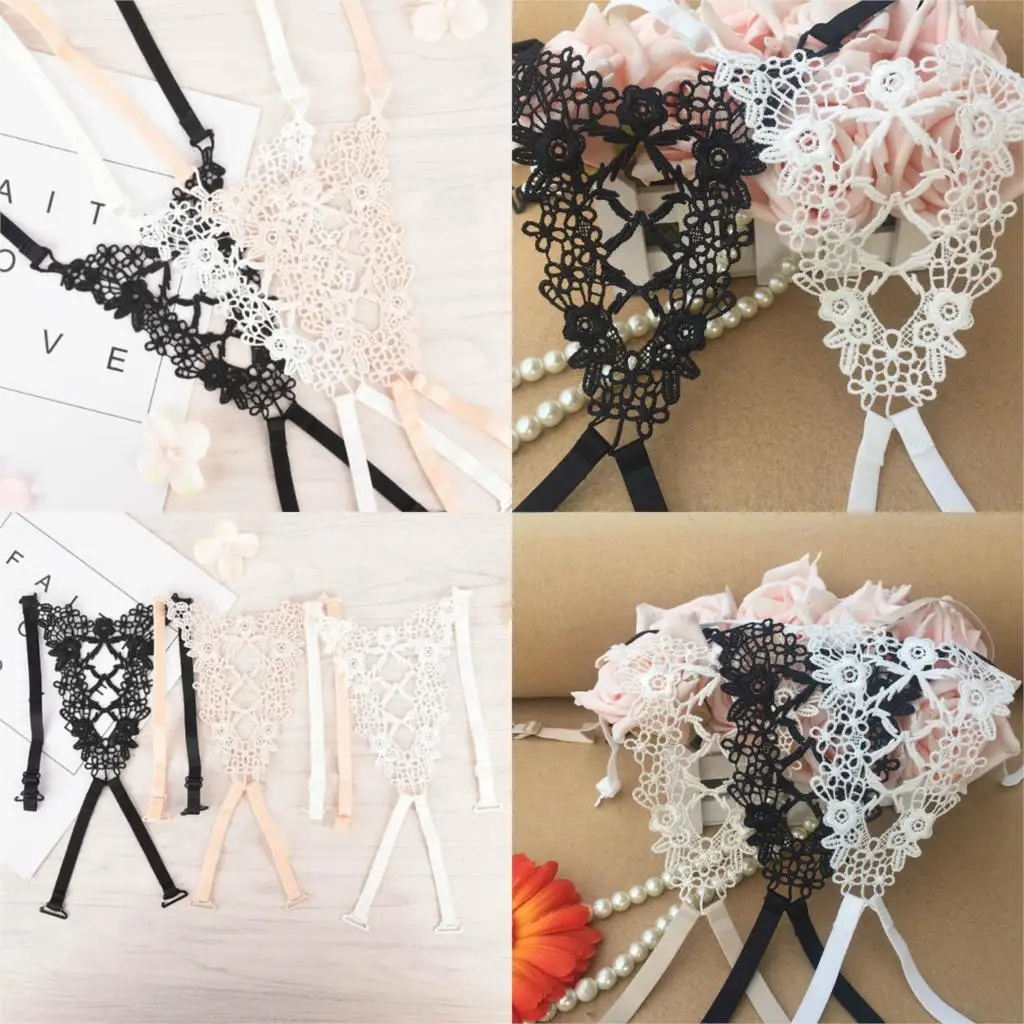 

Widening Buckle Slip Sexy Butterfly Lace Back Cross Underwear Straps Back Bra Straps New Intimates Bra Accessories