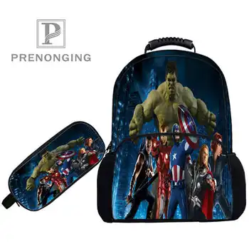 

Custom 17inch The-Avengers- Backpacks Pen Bags 3D Printing School Women Men Travel Bags Boys Girls Book Computers Bag#1031-4-27