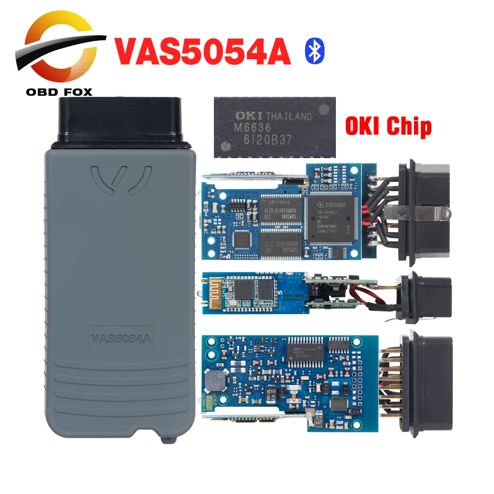 

VAS5054 OKI Keygen VAS5054A Bluetooth AMB2300 ODIS V4.3.3 For vag diagnostic tool vas 5054 Support UDS Protocol obd2 scanner