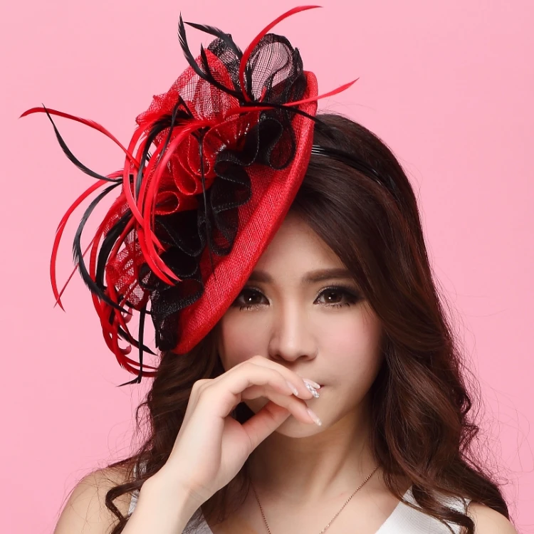 Free Shipping Women Hair Fascinator Hats Hair Accessory Hair wedding