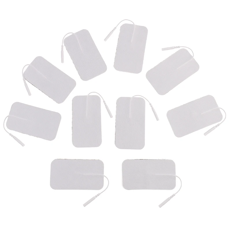 8/10Pcs Electrode Pads Tens Electrodes For Tens Digital Therapy Machine Body Massager Replacement Pads With 2mm Plug
