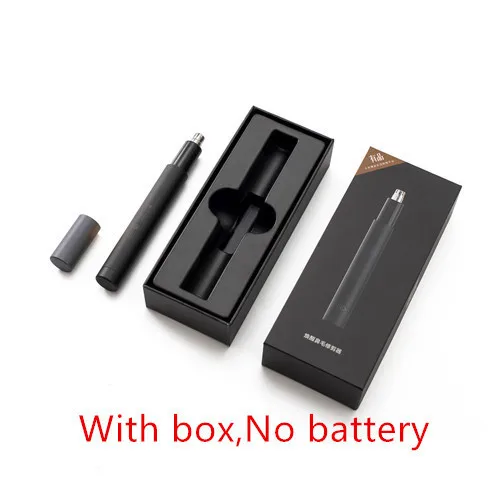 Xiaomi mijia Электрический мини-триммер для волос в носу HN1 Портативный ушной нос для волос Бритва для стрижки волос водостойкий инструмент для Безопасный Очиститель для мужчин - Цвет: With box