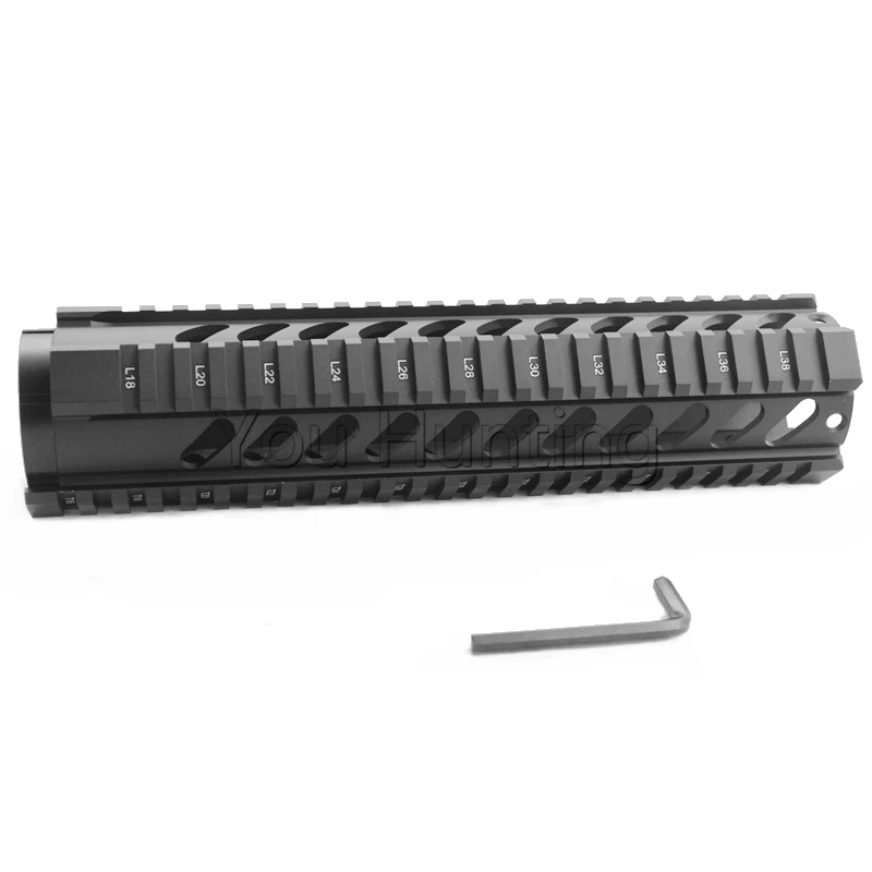 Тактическая охотничья передняя крышка для 10 дюймов AR15 M4 Бесплатная плавающая
