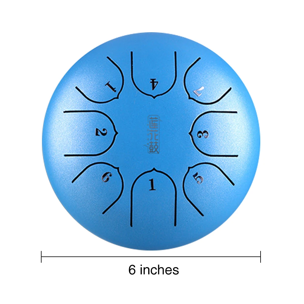 6 дюймов 8 нот подарок перкуссия G Мелодия с киянками ручной поддон инструмент мини стальной язык барабан профессиональный C Ключ бак