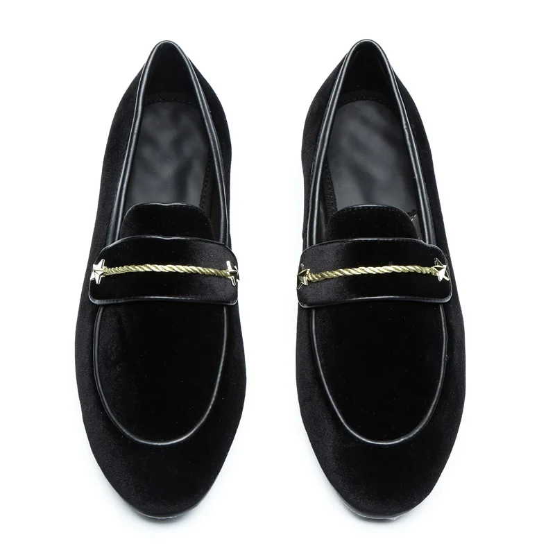 black velvet smoking slippers mens