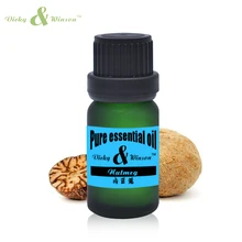 Вики и винсон Мускатный Орех Myristica fragrans эфирное масло 10 мл масла массаж Сбросьте невралгии стимулируют циркуляцию крови VWDF35