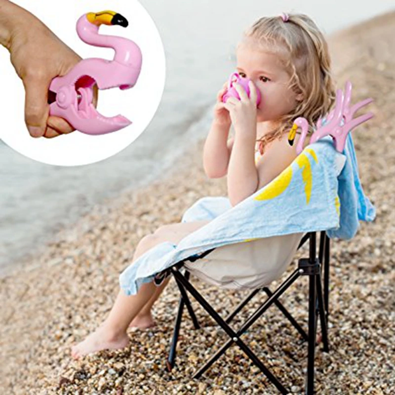 WOWCC-Plastic-Beach-Towel-Clips-Hanger-Pink-Flamingo-Shape-Clothes-Shoes-Peg-Clip-Grip-Clothespin-Clothesline (2)
