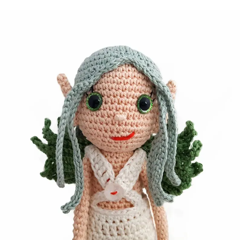 Крючком игрушки amigurumi погремушка ручной работы кукла Номер модели SY143