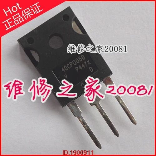 

1pcs/lot 40CPQ060 MBR4060PT MBR4060WT TO247 In Stock