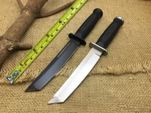 2 Цветов! Холодное оружие 39 LSFT Лезернек SF Tanto D2 Лезвие Охота Исправлена Нож ABS Справиться Нож Выживания Кемпинг прямые Ножи