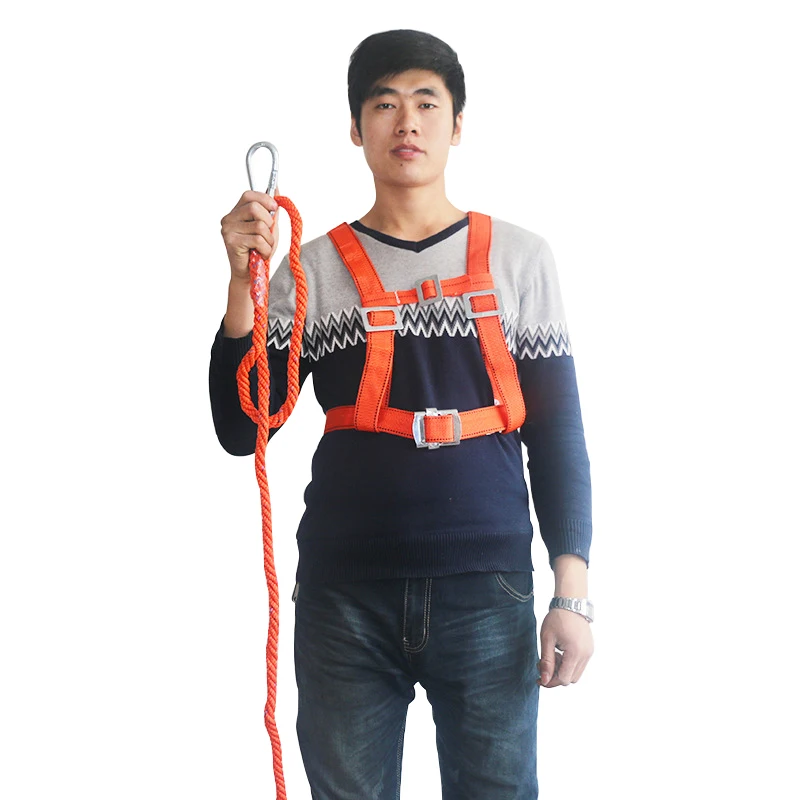 Ремень безопасности одинарным крючком ремни безопасности 3 м длинной веревке для труда рабочих строитель защитные