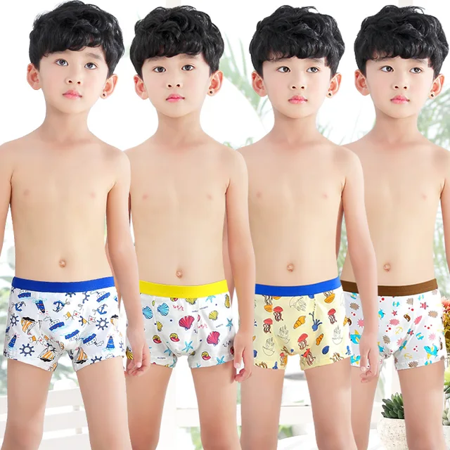 New Boys Underwear Cotton 2018 Stripe Kids Panties Underwear for