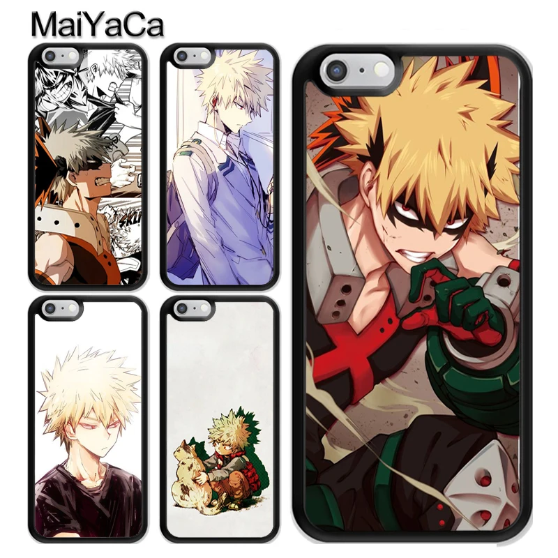 

MaiYaCa Boku no Hero Academia Katsuki Bakugou TPU Phone Case For iPhone X XR XS MAX 6 6s 7 8 Plus 5 5s SE Back Cover Coque