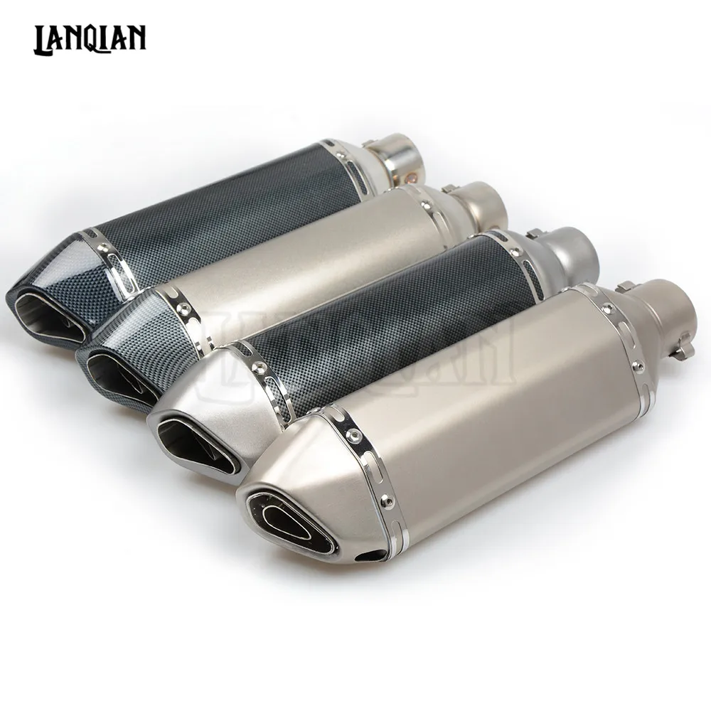 51mm Universal de Escape de la motocicleta escapar modificado mufla tubo de Escape para Honda CB 599, 919 de 400 CB600 HORNET CBR 600 f2 F3 F4 F4i
