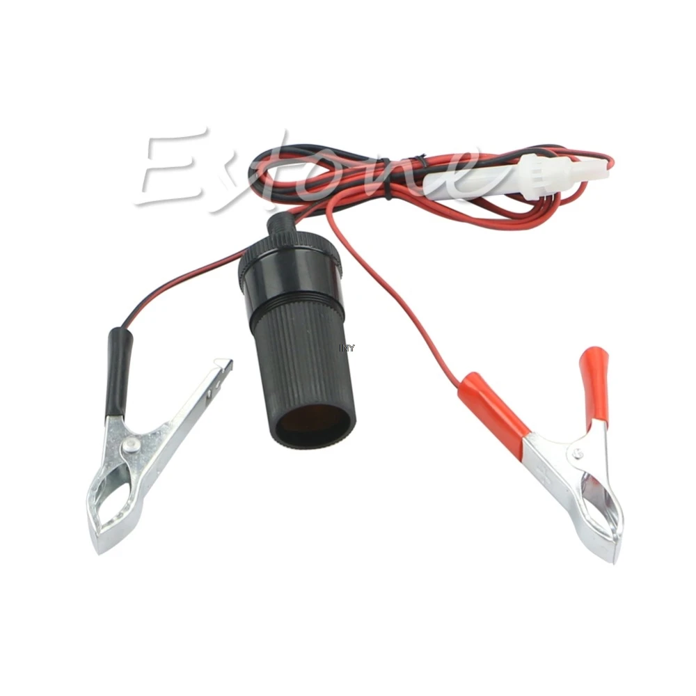 

Car Battery Terminal Clip-on Cigarette Lighter Power Socket Adaptor 12V NEW INY
