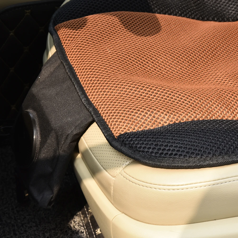 1 шт. 3 уровня охлаждающий стул подушка 12 в автомобильный чехол для сиденья многоцелевой вентилируемый коврик с AC Влагоотводящая дышащая подушка для сиденья