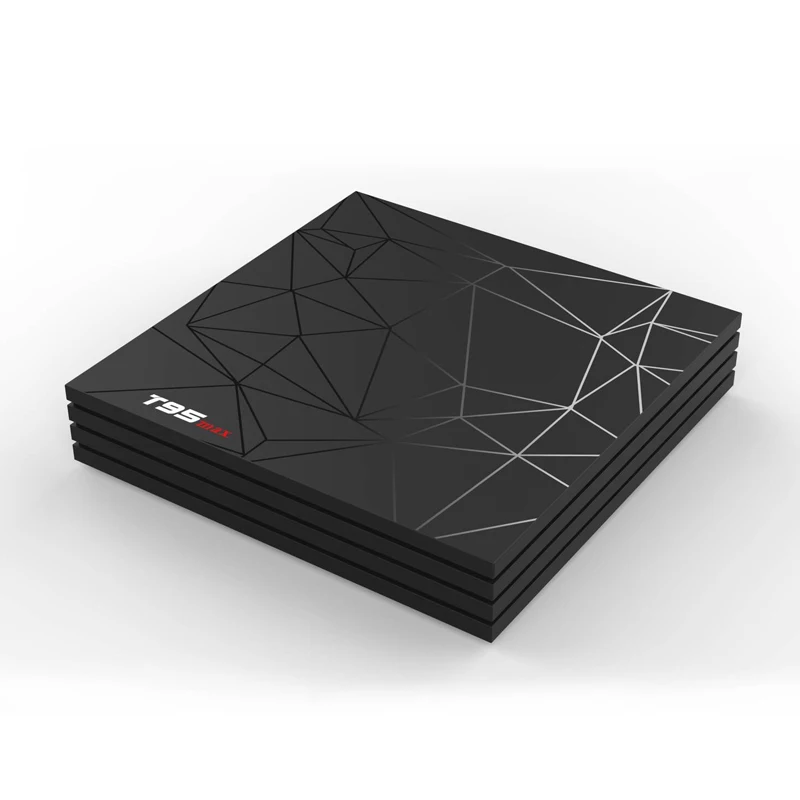 T95MAX TV Box Android 9.0 Allwinner H6 4GB DDR3 + 32GB EMMC 2.4GHz + 5.8GHz WiFi BT5.0 Media Player Support 6K H.265 Set Top Box