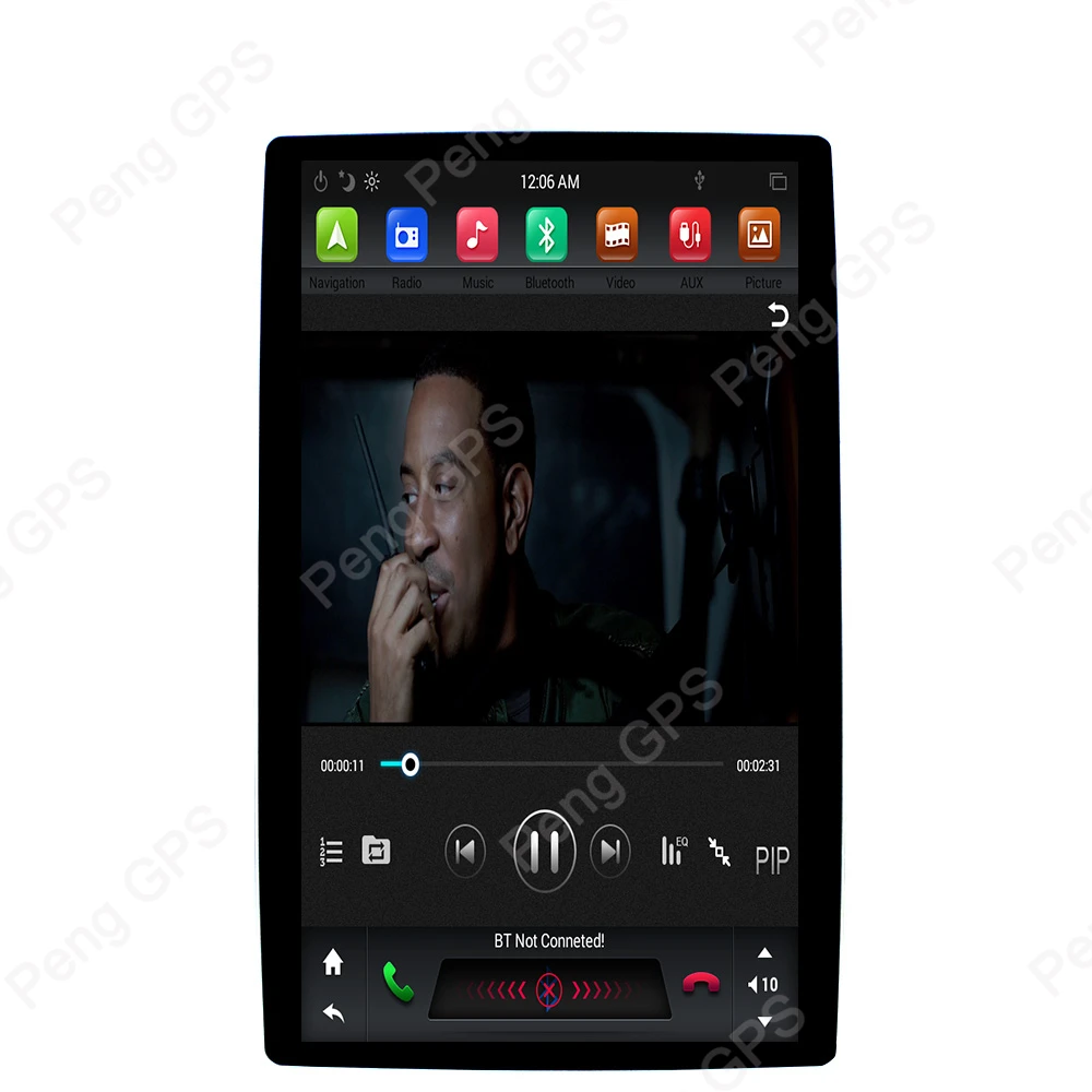 Best 6 Core Universal Tesla Style 12.8" Android 8.1 Car Radio NO DVD Player GPS Navigation for Toyota/Nissan/Suzuki/Lexus/SUZUKI 2Din 4