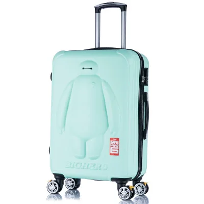 Для женщин универсальный колесный багажный мешок, 20 дюймов кабина костюм чехол, 24 дюйма, сумка на колесиках Чехол Детская туда и обратно коробка - Цвет: green