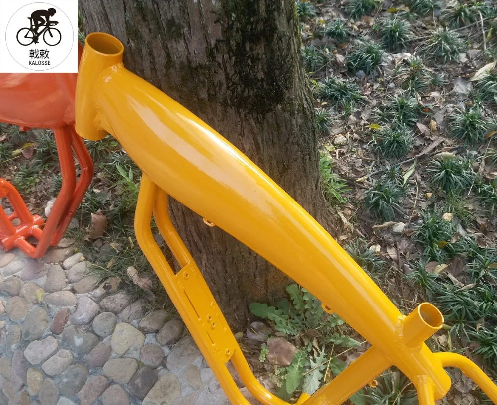Flash Deal Kalosse aluminum alloy  120mm BB size Electric  bike  frame  26*17inch fat bicycle frame ,26*4.8 beach bike frame 19